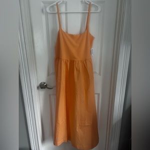 Old Navy orange tank dress